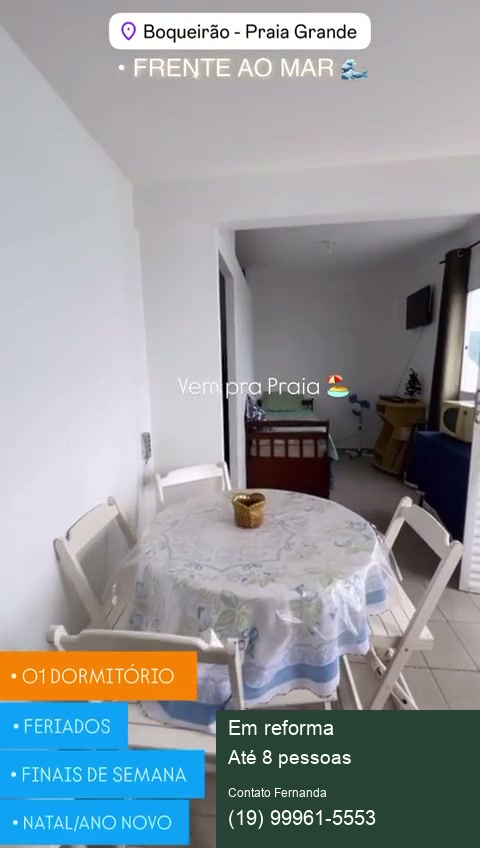Quadro do vídeo de referência do apartamento, anterior à conclusão da reforma